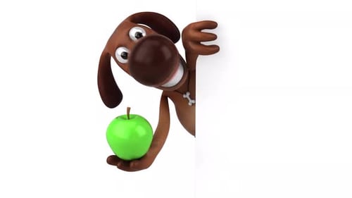 Cachorro divertido - Animação 3D
