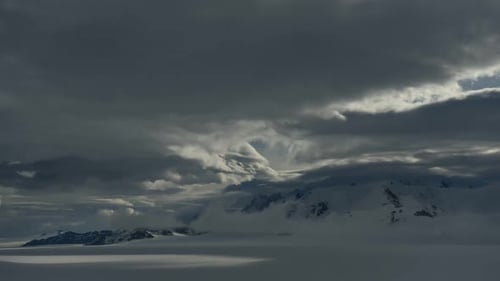 Time lapse of the Southern Patagonian Ice Field and the Andes in South America