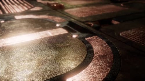 Sci-Fi-Metall-Hintergrund