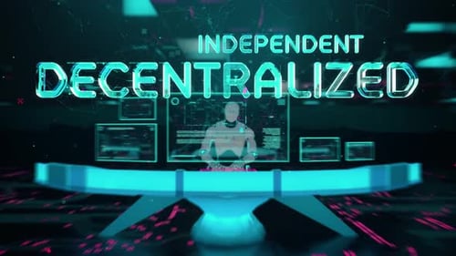 Futuristic Digital Technology and Business Presentation Opener