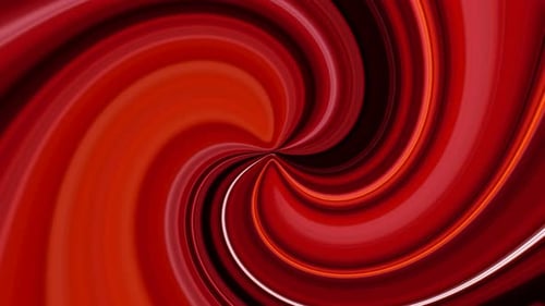 Abstract Red Fluid Swirl Animated Background Loop