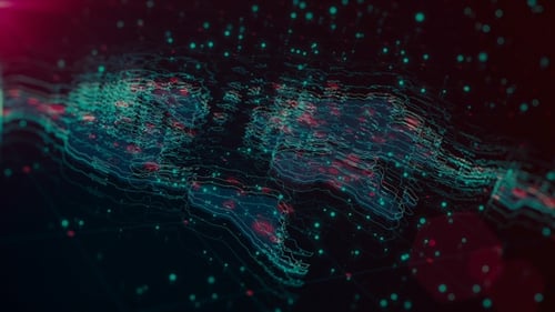 Futuristic Global World Map 4 K