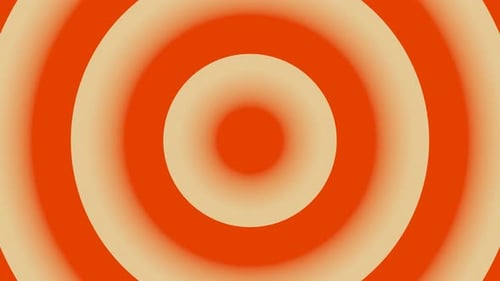 Wave Orange Circle Seamless Animation