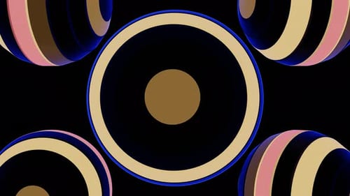 Boules disco en néon VJ Loop Background