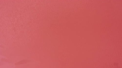 Aerial Red Colored Lake