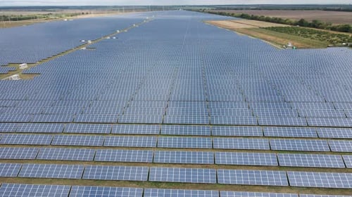 Solar Power Plant. Solar Panels