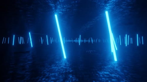 3d render, abstract seamless background, looped animation, fluorescent ultraviolet light, glowing ne