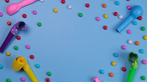 Party Supplies Border for Celebrations