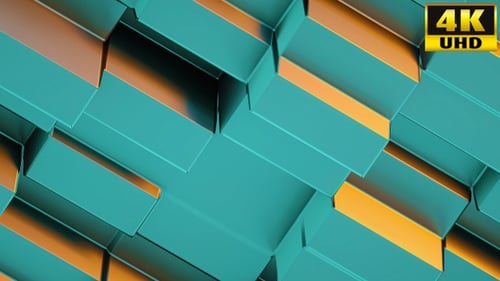 Dynamic Geometric Cubes Motion Background Loop