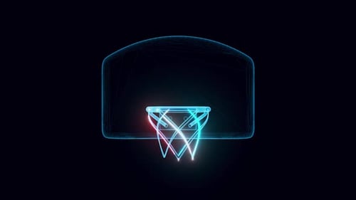 Holograma de baloncesto Hd