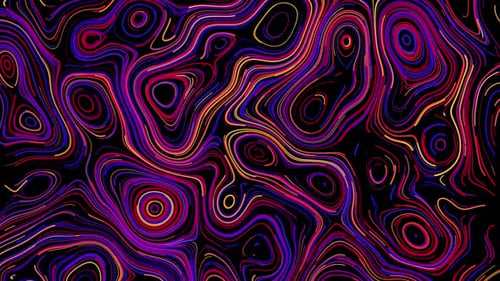 Psychedelische kreisförmige Muster