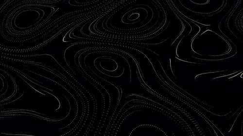 digital flowing dots