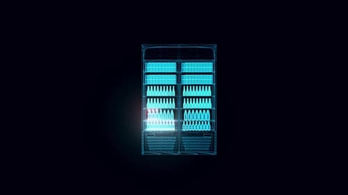 Market Fridge 02 Hologram Rotating Hd