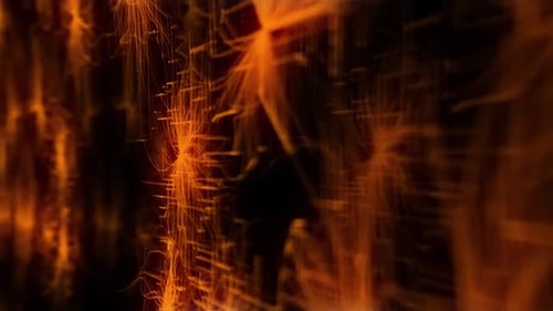 Technologic Orange Color Hardware Background Loop Background Video