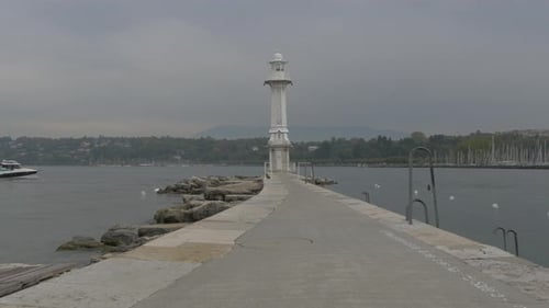 The lighthouse in Geneva