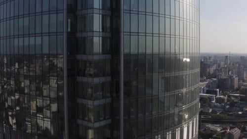 Arranha-céu Vysotsky e paisagem da cidade de Ekaterinburg