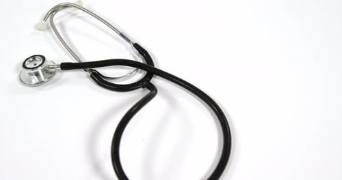 Stethoscope on a White Background