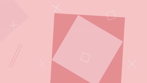 Abstrakte bunte geometrische Memphis Motion Hintergrund