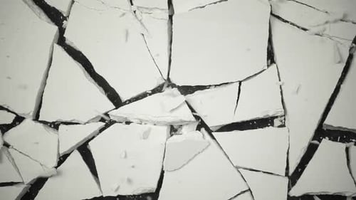 Cracked White Background