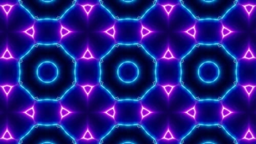 Laser Beam Neon Light Vj Kaleidoscope Loop 4K 09