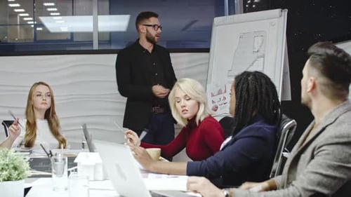 Diverse Team Working Together on Business Plan