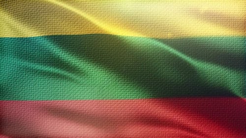 Realistic Waving Fabric Flag Animation