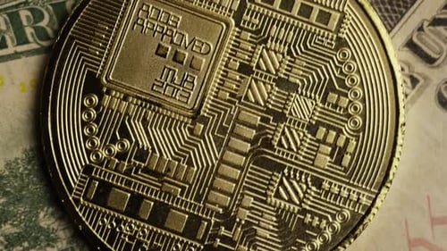 Plan rotatif de Bitcoins (cryptomonnaie numérique)