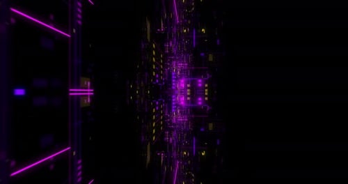 AI artificial intelligence and ML machine learning abstract concept