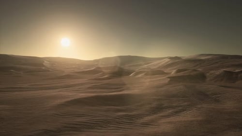 Wunderschöne Sanddünen in der Sahara