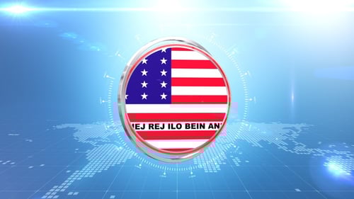 Futuristic Rotating Global News Broadcast Opener