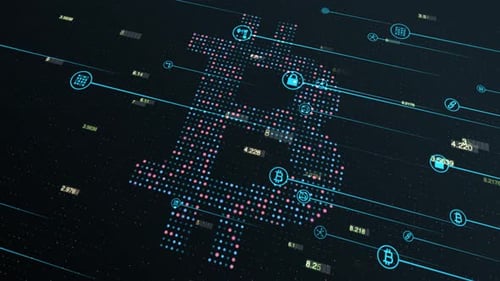 Tecnologia global de blockchain 4K