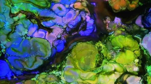 Psychedelic Galactic Paint Texture Background