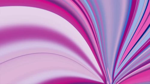 Fluid Abstract Lines Animation with Vibrant Colors