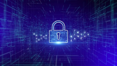 Padlock Icon Cyber Security 01278