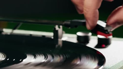 Vinyl Record Closeup