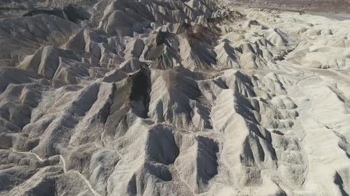 Death Valley, California, USA - Twenty Mule Team Canyon (aerial view)