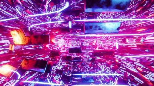 Flying inside the Hadron Collider