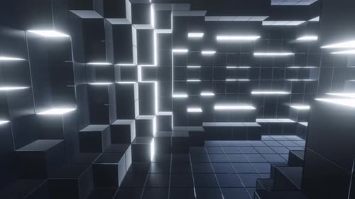 Grey Cubic Tunnel