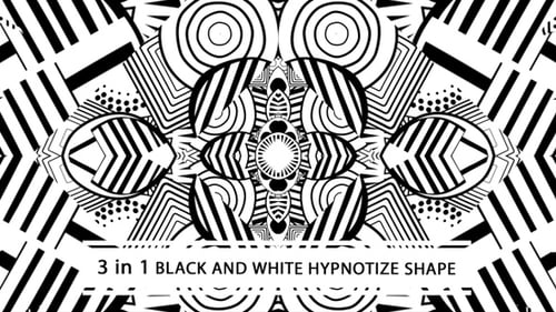 Black And White Hypnotize Shape