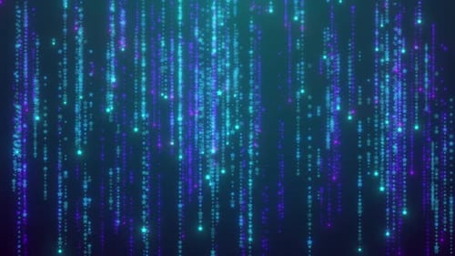 Glitzerpartikel regnen