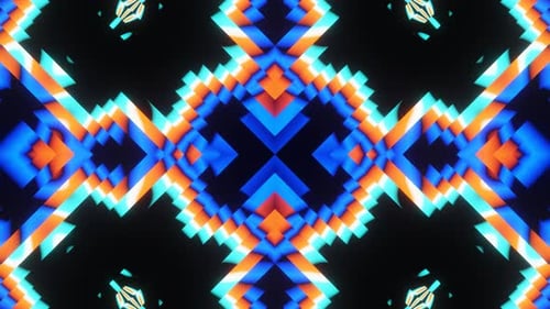 Fondo multicolor en bucle abstracto VJ Loop