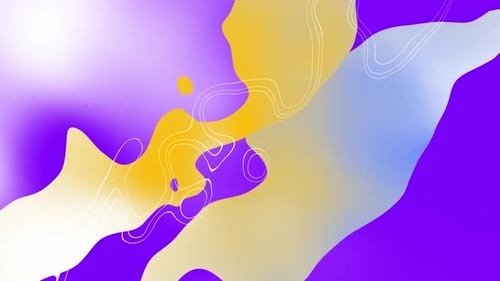 Animated Gradient Colorful Smooth Line Wavy Background.4k Seamless Loop Animation
