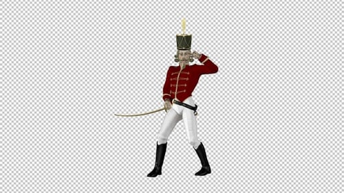Nutcracker Dancer - I - Alpha Channel