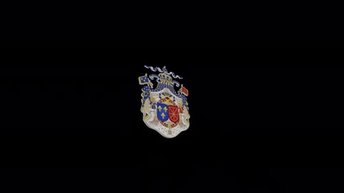 Coat Of Arms Of France With Alpha Channel - 4K