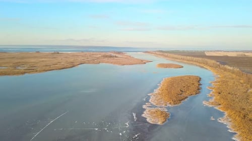 Winter River Nature