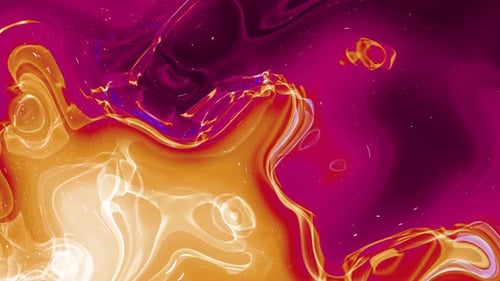 Abstract Fluid Motion Background with Glowing Liquid Colors