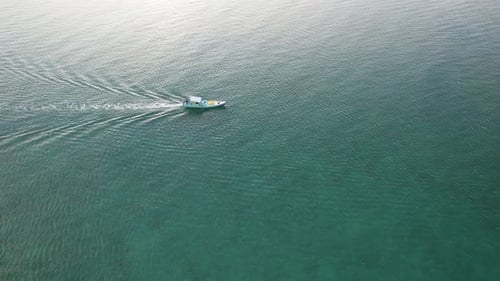 Traditional Boat on tropical Beach