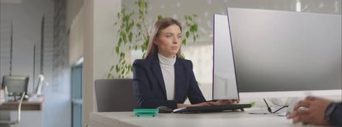 Woman In Office Environment