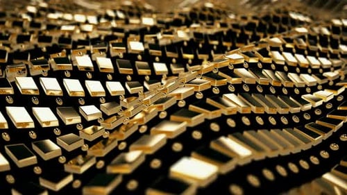 Elegant Golden Background Loop