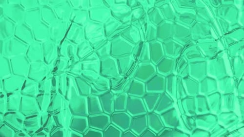 Abstraktes digitales Rendering mit geteilter rissiger